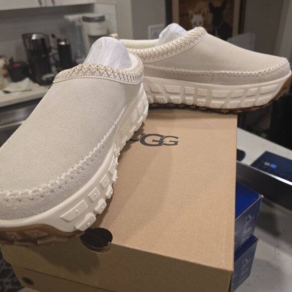 Ugg Venture Daze 1155650 Cream / Jasmine Suede Slip Ons Mens Size 12 NEW - Picture 3 of 16